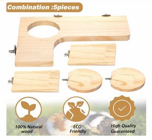 Penjualan langsung dari pabrik kandang Hamster taman hiburan Aktivitas dan aksesori kayu pada platform kayu - Product Image 3