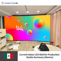Écran LED ultra-fin Canbest Micro Cob 8K P0.9 P1.2 P1.5, écran LED incurvé d'intérieur, mur vidéo LED pour home cinéma