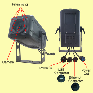 Nouvelle version 1000lm LED extérieur sol <span class=keywords><strong>mur</strong></span> bâtiment Projection cartographie Gobo projecteur vidéo interactif - Product Image 6