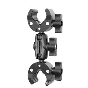 Caméra sportive pour moto à double tête puissante avec pince, pince puissante pour moto, selfie stick <span class=keywords><strong>invisible</strong></span>, double <span class=keywords><strong>fixation</strong></span> pour la conduite - Product Image 4