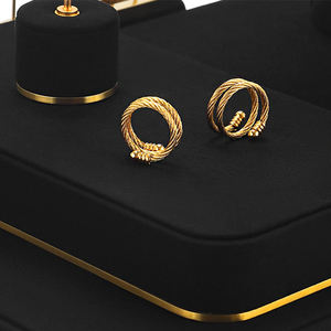 Ensemble de présentoirs pour bijoux de luxe personnalisés Zebo, support pour bagues, boucles d'oreilles, pendentifs, bracelets - Product Image 5