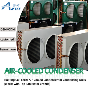 Condensador Evaporador Industrial de Bobina de Aluminio Hidrófilo Tipo AOXIN FNH con Motor para Unidad de Refrigeración - Product Image 5
