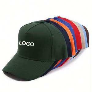 Juego de 5 Gorras de Béisbol de Algodón Personalizadas con Logotipo Bordado, Gorra de Béisbol de Color Sólido con Logotipo Personalizado - Product Image 1