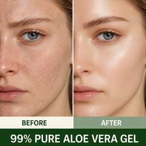 Gel de Aloe Vera Orgánico para el Cuidado Corporal, Hidratante Profundo, Reparador de Rojeces por Quemaduras Solares, Sin Aceite, para Piel Sensible, en Oferta - Product Image 2