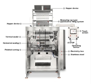 Filling Coffee Small Bag High Stick <b>Machine</b> Milk Powdered Sugar Chicken Spice Spicy Matcha Sachet Spicy Powder Manual Paper - Product Image 3