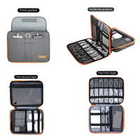 Grande capacité 9-11 pouces sac organisateur de voyage Durable Portable rembourré étui de transport pour tablettes Design à la mode fait