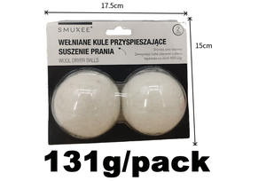 ลูกบอล<span class=keywords><strong>อบ</strong></span><span class=keywords><strong>ผ้า</strong></span>ขนสัตว์ออร์แกนิค 2 ชิ้น ยี่ห้อ ROLKING รุ่นยอดนิยมปี <span class=keywords><strong>2022</strong></span> ช่วยขจัดกลิ่นและลดความชื้น เป็นมิตรต่อสิ่งแวดล้อม - Product Image 4