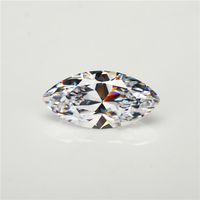 Zircons cubiques taille marquise en gros, blancs, taille brillante 5A, de 3x1,5mm à 17x14mm, pour la fabrication de bijoux fins.