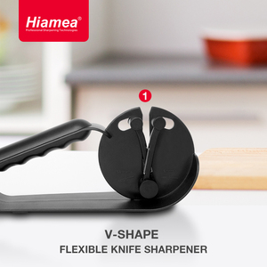 Hiamea <span class=keywords><strong>H1161</strong></span> Affûteur de couteaux flexible en carbure en forme de V, écologique, avec grain grossier 100-400 - Product Image 4