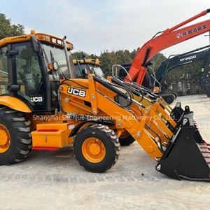 Chargeuse-pelleteuse sur pneus JCB 3CX d'occasion, modèle 2023, 8 tonnes de charge utile, godet de 1,1 m, équipement de construction à moteur, prix bas, bonne qualité - Product Image 2