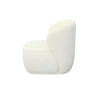 Fauteuil lounge rembourré en mousse haute densité, fauteuil d'appoint pour chambre d'hôtel, salon, commande de projet