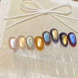 AILANUO - Serie de Esmaltes de Uñas en Gel de Ojo de Gato de 8 Colores - Personalización de Color Gratuita para Esmalte de Uñas Profesional OEM - Product Image 1
