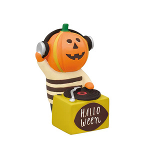 Cute Halloween Resin Figurines Pumpkin Ghost Faces Handmade Desktop Home Decor Indoor Decoration - Product Image 5