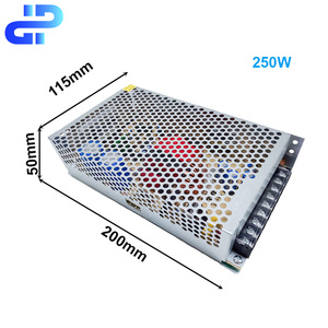 Transformateur LED 20A 250W, driver LED 12V, alimentation à découpage SMPS pour éclairage LED, contrôleur industriel et capteurs CCTV - Product Image 1