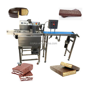High Quality Bar Wafers Biscuit Production Widely <strong>Used</strong> <strong>Chocolate</strong> Making Line Mini <strong>Chocolate</strong> Enrobing Coating <strong>Machine</strong> for Sales - Product Image 4