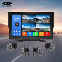 Monitor Plegable Finr Touch Carplay con Pantalla RGB para el Tablero, Sistema de Cámara de Visión Trasera, TV IPS, Reproductor de CD y Tarjeta SD, 1 Año de Garantía, Tamaño Grande
