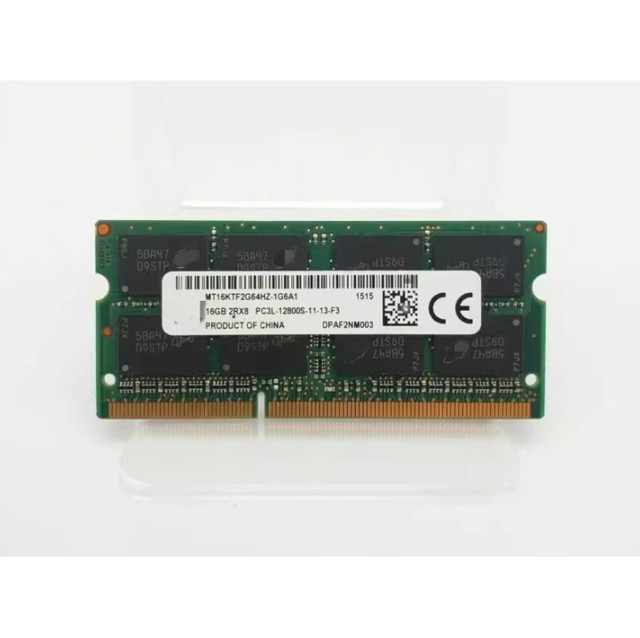 16GB 1600MT/s DDR3L Notebook Memory MT16KTF2G64HZ-1G6A1