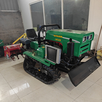 Mini Tractor de cadena de orugas de alta calidad, Tractor de orugas de 50 caballos de fuerza para cultivo de campo de invernadero de huerto