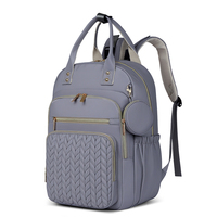 Sac à dos matelassé pour couches, sac à dos pour maman, mochila panalera acolchada para mama, grande capacité, sac