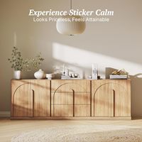 Ensemble de meubles de rangement modulaires, configurables librement, buffet moderne en bois massif, conteneur de rangement, console, salon, cuisine