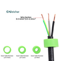 EW-M25 2/3/4/5 pôles Led connecteur fil à câbler M20 câble connecteurs électriques Led éclairage Ip68 connecteur étanche