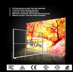 Tùy chỉnh xách tay đứng dẫn hộp đèn bền và hấp dẫn với vải chiếu sáng cho quảng cáo hiệu quả - Product Image 2