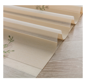 زهور الجاكار على الطراز الأوروبي العصري ، ستائر حمار وحشي بمحركات من البوليستر - Product Image 5