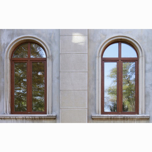 Thiết kế mới cong khung cửa sổ nhôm gỗ <span class=keywords><strong>Sash</strong></span> casement <span class=keywords><strong>Windows</strong></span> - Product Image 2