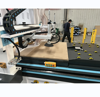 Routeur CNC Linéaire ATC 1325 pour le travail du bois, découpe et gravure avec changeur d'outils automatique