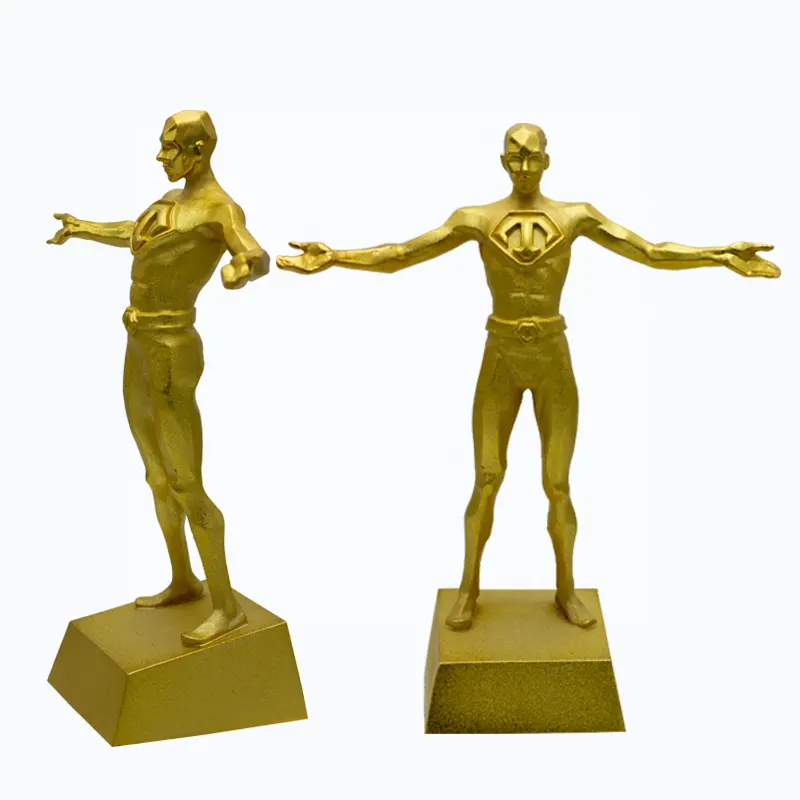 Oscar kupa yaratıcı metal şekil heykel süsler vücut geliştirme yarışması kupa özelleştirme