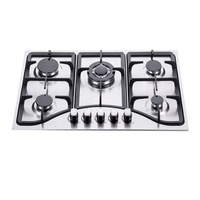 Appareil de cuisine CKD SKD Support 5 brûleurs cuisinière à gaz intégrée cuisinière à gaz chine cuisinière à gaz