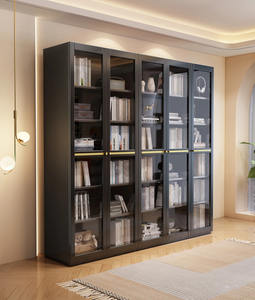 Estanterías modernas para el hogar y la Oficina, armarios de madera para el hogar o las librerías antiguas, estanterías de uso, salas de <span class=keywords><strong>estudio</strong></span> modernas, diseño Simple - Product Image 3