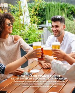 Vasos de Cerveza Transparentes de 16 oz, Vasos Clásicos Estilo Pub para Bar, Restaurante, Uso Doméstico, Aptos para Lavavajillas, Venta al por Mayor - Product Image 2