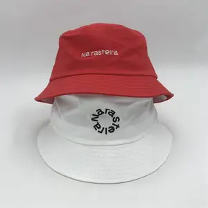 Custom Embroidered Logo Bucket Hats White Bucket Hats With Logo Custom Bucket Hats