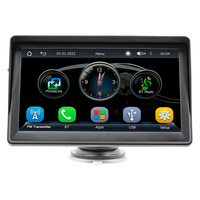 Moniteur de voiture sans fil CarPlay TN 7 pouces 1080P avec caméra de recul, rétroviseur avec USB FM DVR, écran tactile, carte SD, garantie 1 an