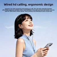 Écouteurs intra-auriculaires filaires Remax avec télécommande, microphone, connecteur Type-C, transducteur dynamique, cordon de 1,2 m, qualité sonore haute fidélité