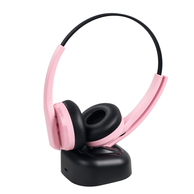 T06CE Wireless 2.4G Professional Wired & Wireless 2 in 1 High Level ENC Noise Cancelling Call Center Headphone Wholesale Headset