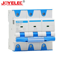 Disjoncteur miniature AC JOYELEC QYB2 125 3P C125A avec bornes à vis, capacité de coupure 10kA, 415V AC