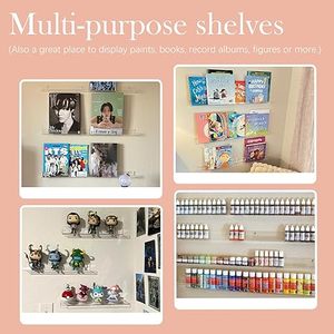 Présentoir mural pour vernis à ongles en acrylique, qualité salon, support détachable de 3 mm pour la maison et une organisation pratique - Product Image 5