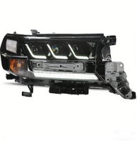 Conjunto de Faros Delanteros LED Modificados para Toyota Land Cruiser 2016-2021, Repuesto de Faros, Suministro de Fábrica, Piezas de Automóvil -- Un Par