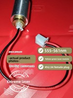 Modul Laser Hijau Lasence 555nm Baru Harga Kompetitif Daya 10-20mW Tegangan Operasi 2V Lampu Panggung Penunjuk Medis