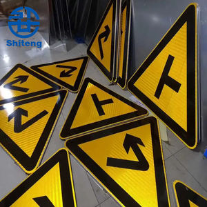 علامة كاميرا من مادة الألومنيوم علامة ثمانية الأضلاع مضيئة دائرة مغلقة علامة تحذير مراقبة 24 ساعة - Product Image 2