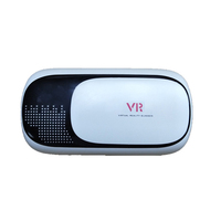 X417-1 Étui pour lunettes de réalité virtuelle en plastique et carton, boîte 3D 2.0, ajustable, polarisé, taille d'écran virtuel 50"-80"