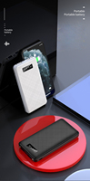 Kingstar usine vente Portable mode petite banque d'alimentation mince 20000mah intégré 4 câbles