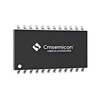 Microcontrolador Cmsemicon CMS32L032GE24SS de 32 bits ARM Cortex M0+ con 64KB de memoria Flash, encapsulado SSOP24.
