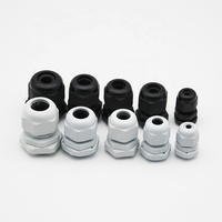 Kit de raccords de câbles électriques en nylon blanc IP68 étanche PG11, vente en gros industrielle, directement de l'usine, pour fils de 5-10 mm