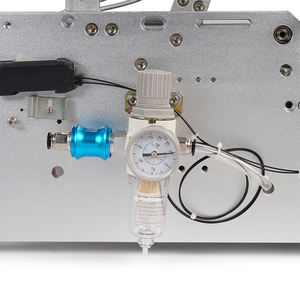 Semi Automatic Round Bottle Labeling Machine Tabletop Sticker Applicator for Glass Plastic Jars With Date <strong>Coder</strong> Printer - Product Image 5