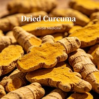 Racine de curcuma sauvage séchée, arôme unique chaud, boisé et épicé, matière première pour l'alimentation, couleur jaune naturelle et mélange d'épices pour pot-pourri