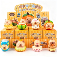 Vente en gros de jouets souples en mousse PU pour la restauration rapide, jouets anti-stress à récupération lente, boîte mystère