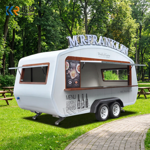 Gerobak Katering Luar Ruangan Desain Perahu dengan Visibilitas Tinggi untuk Es Krim, Kopi, Hot Dog, dan Crepe Mobile - Product Image 2